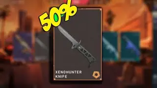 when you get xenohunter knife in the night market