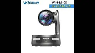 WODWIN 12X Optical Zoom 4K PTZ Conference Cameras WIN-M40K