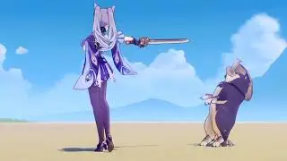 Kageroumaru: Hat Blade Pup - Pet Demo | Genshin Impact