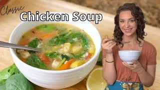 Classic Chicken and Rice Soup | Gluten Free | Dairy Free | Low FODMAP | Grit and Groceries