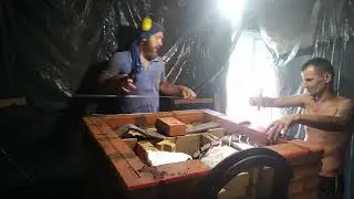 Работа кипит , печь растёт