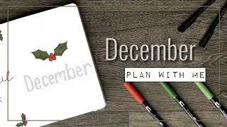 PLAN WITH ME || December 2021 Bullet Journal Setup - Christmas Theme