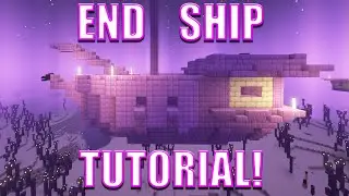 How To Build an END SHIP in MINECRAFT (best tutorial)