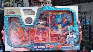 Lucario V Star Box Opening! Pokemon TCG