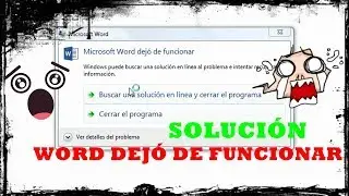 WORD DEJÓ DE FUNCIONAR SOLUCIÓN