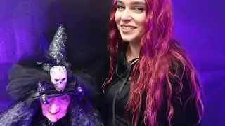 We DIY'ed our own spooky set 🦇👻