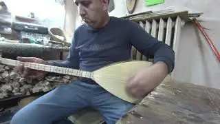 41 tekne kısa sap solak oyma dut bağlama Okan Tayhan ın sazı Alıcı Saz Evi