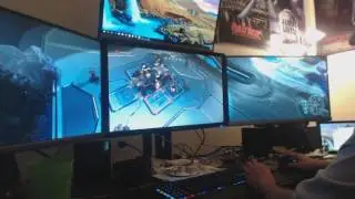 Halo Wars 2 Nvidia Surround 3 27 inch monitors