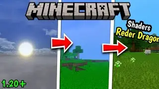 🔥 MELHORES SHADERS RENDER DRAGON PARA MINECRAFT BEDROCK 1.20