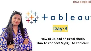 Learn to Upload Excel Data and Connecting to MySQL Database | Tableau | Tableau to MYSQL
