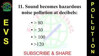 Important Questions for TNPCB Environmental Scientist & AE –  Pollution testing & monitoring