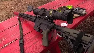 Sighting in the Pulsar Apex 75a Thermal Scope- .223 Suppressed
