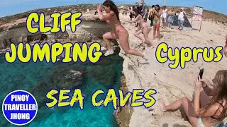 CYPRUS SEA CAVES || CAPE GRECO || part 19 #cyprus #ayianapa #cliffjumping