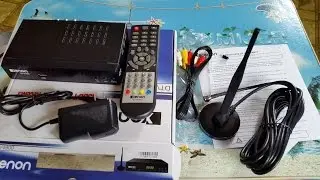 Xenon DTV4900 ISDB-T Digital TV Receiver Unboxing and Testing