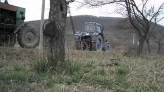 МТЗ 80 і ЮМЗ 6 тагнуть 4 тонову плиту часть1