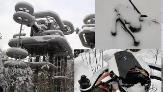 Видео падения дрона / CRASH drone / Нашел улетевший квадрокоптер