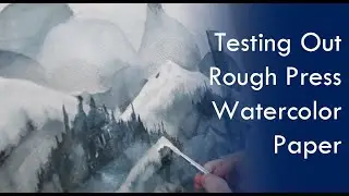 Canson Moulin Du Roy Watercolor Paper Review | 140lb Rough Press | Watercolor with Hollis