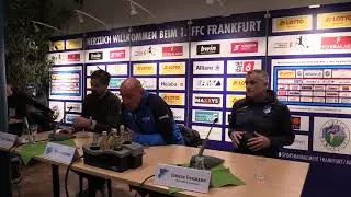 Pressekonferenz 1. FFC Frankfurt - TSG 1899 Hoffenheim 23. November 2019