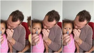 TRYING OUT A SNOT SUCKER ON ATHENA