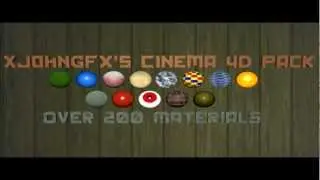 Cinema 4D Materials Pack