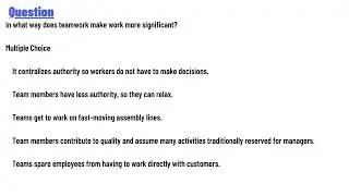 In what way does teamwork make work more significant?