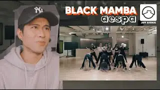 Performer Reacts to Aespa 'Black Mamba' Dance Practice