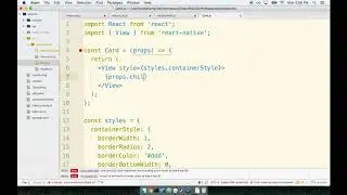 [React Native] Passing Components as Props