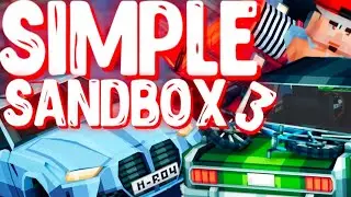 Новые сливы нового транспорта в Simple sandbox 3 new cars in ssb 3