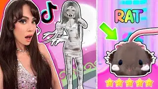 Testing TOP VIRAL HALLOWEEN Outfit Hacks In Dress To Impress