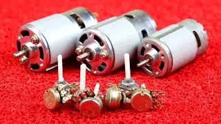 How to Make a Simple DC Motor Speed Controller Circuit at Home | Science Project IDEAS