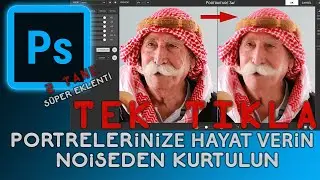 Photoshop ile hızlı - kolay  portre düzenleme ve Noise temizleme
