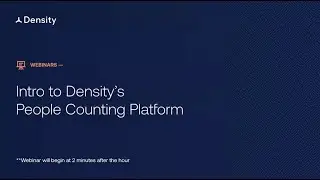 Webinar: Intro to Density's People Counting Platform