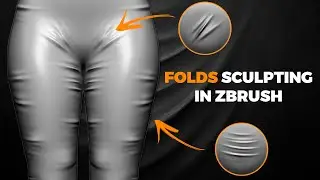 ZBrush Fabric Fold Brushes | 3 Free + 50 Pack + 170+ Mega Bundle