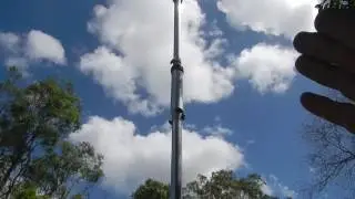 Hustler 5BTV trapped HF Vertical P2