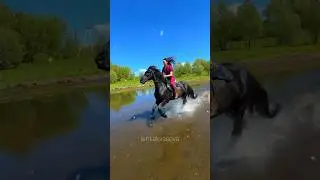 Наконец по бродам можно скакать 💦 #конныйблог #конныйтуризм #equestrian #конныепрогулки #галоп