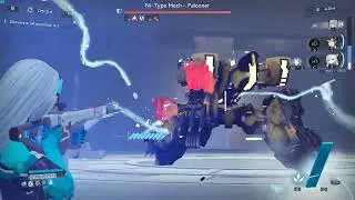 Snowbreak: Containment Zone Paradoxical Labyrinth Wild Hunt Lyfe Boss Fight - Ni-Type Mech Falconer