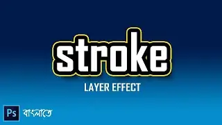 Multiple Stroke effect | Adobe Photoshop for Beginners  | Adobe Photoshop 2024
