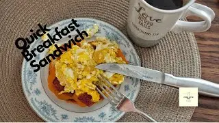Quick Open Breakfast Sandwich