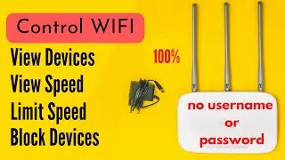 How to limit wifi Speed | Block wifi Devices | No Login
