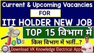 upcoming and current vacancies for ITI Holders|| ITI based Recruitment 2021-22||