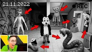 HIDDEN CAMERAS CAUGHT HUNGRY WORM, A PERSON BEHIND THE WINDOW AND HUGGY WUGGY IN OUR HOUSE!!