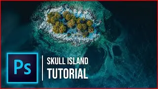 How to create a Skull Island in Photoshop