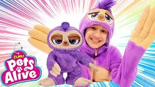 Fifi the Dancing Sloth | Welcome to Our Sloth Dancing Party! #Flosslikeaboss