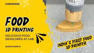 Timelapse of Food 3D Printing by Garuda3D