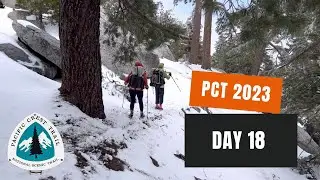 PCT2023 - DAY 18 - We have snow!