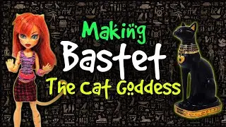 BASTET  - EGYPTIAN CAT GODDESS DOLL / Monster High Doll Repaint by Poppen Atelier 