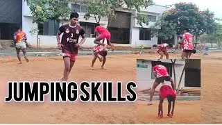 KABADDI SKILLS (JUMPING SKILL) JUMPING SKILLS IN SIMPLE METHOD