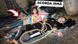 ENCONTRAMOS A LARISSA DORMINDO EM UMA CASA ABANDONADA!