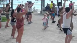 Three-year-olds do Zumba