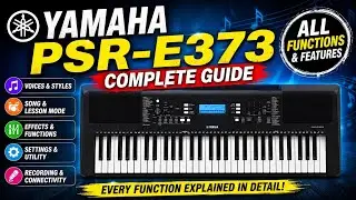 Yamaha PSR E373 function option || Yamaha PSR E373
